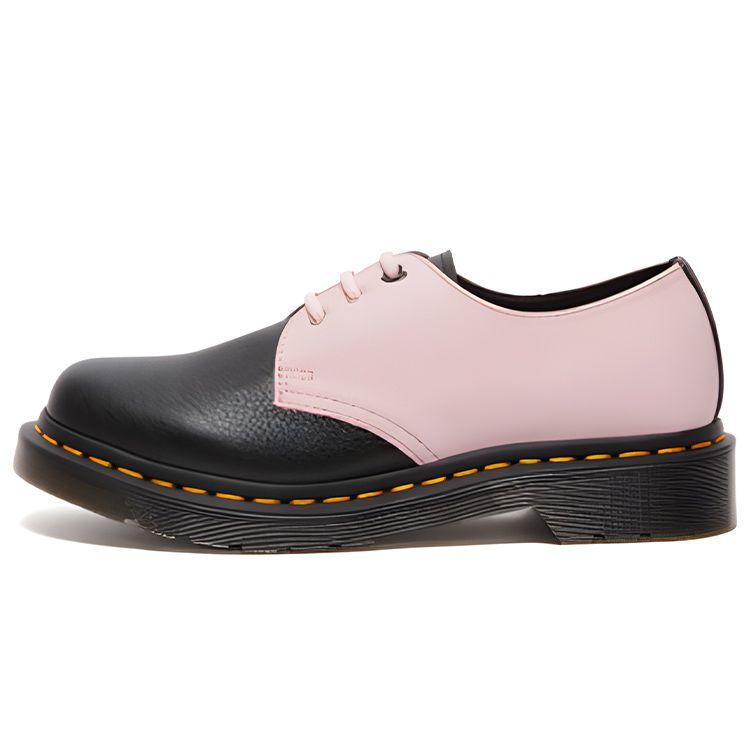 Dr. Martens Soft Leather 3-Hole Flat Casual Shoes Women Shoes Pink 27274001