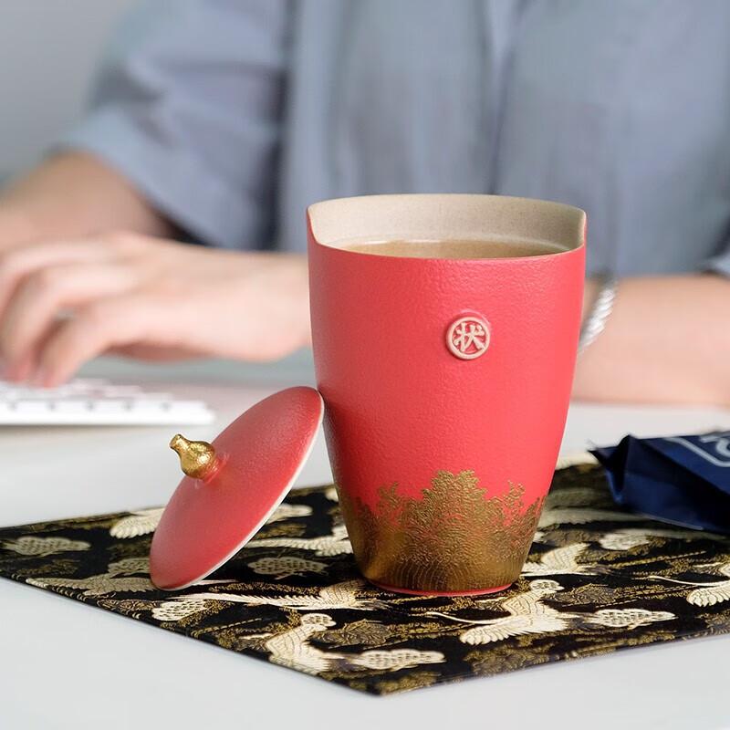 Edenus High-End Ceramic Scholar s Tea Cup with Lid