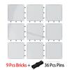 Wholesale 16X16 Pixel Art Building Blocks Bottom Plate 65803 Bricks Baseplate Part Compatible 31212 21333 98138 Pixel Toys Gifts