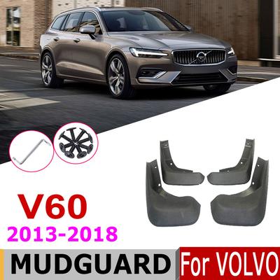 Bavette de Garde-boue de Voiture Pour Volvo V60 Cross Country 1ère Génération 2018~2013 Garde-boue Bavette Pare-éclaboussures Garde-boue Accessoires 2017