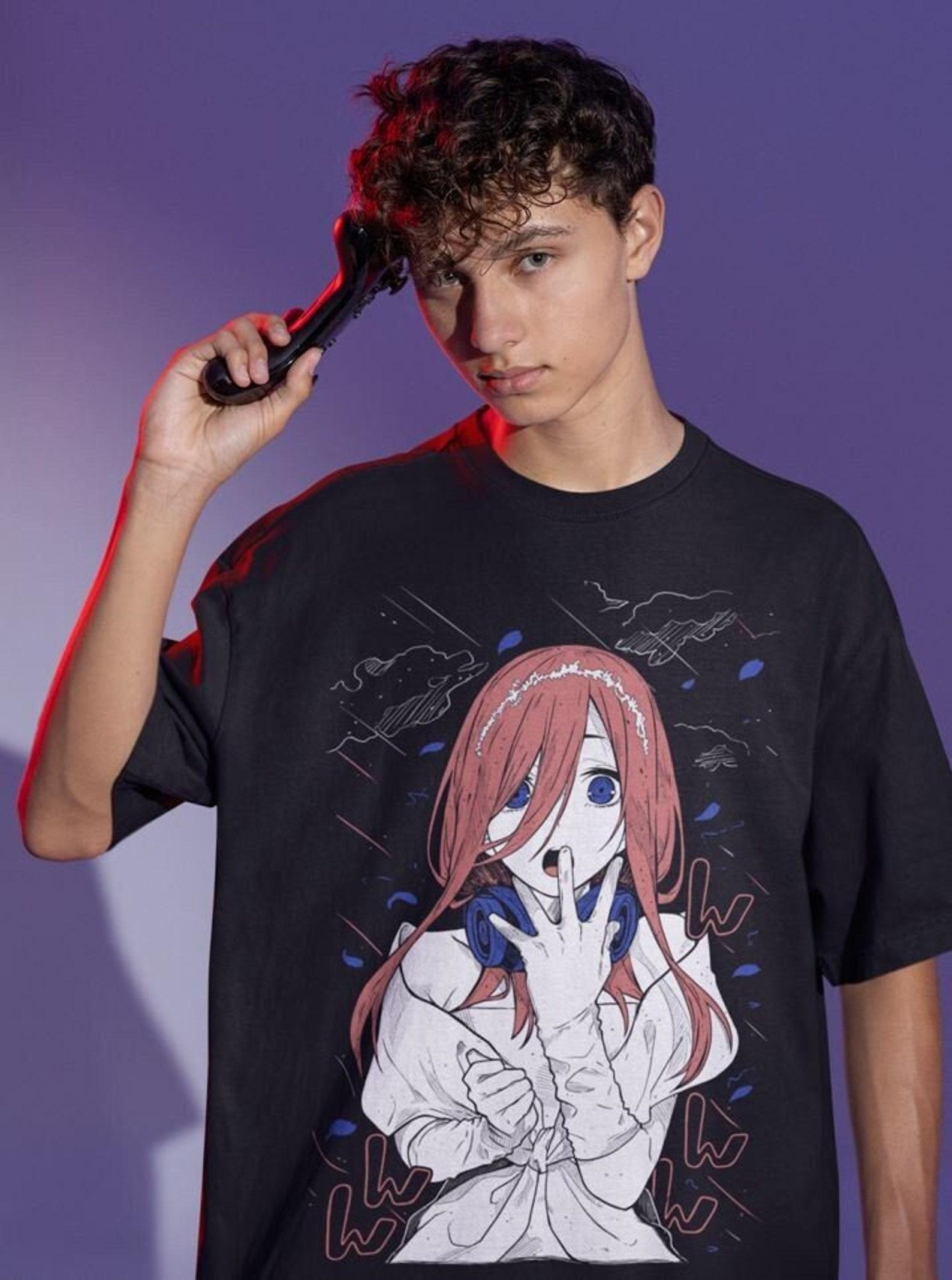 Unisex My Cosplay Darling Anime T-Shirt, Miku Manga Waifu Graphic Tee Shirt XL