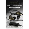 UT-01 USB Gaming Headset Wired Headphones with Microphone 7.1 Surround Noise Cancelling Earphone for PC Computer PS4 PS5 Windows 10