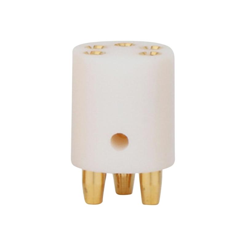 

Turntabe 5pins M DIN Brass Gold Plated Plug, Turntable Wall Seat Singing Pin 5pin Tonearm Female Connector DIN 5-core 1