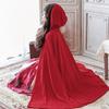 [Milky Time] Women's Little Red Riding Hood Cosplay Costume with Cape for Christmas and Halloween