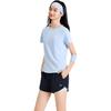 Anta Plain Round Neck Pullover Short Sleeve Sports Simple Comfortable Shorts Set Women Sets 962527205-4