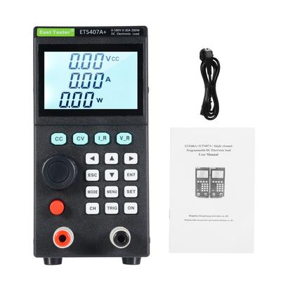 East Tester ET5407A+ 200W 0-180V 0-30A Programmable DC Electronic Load Tester 1mV1mA Mini Battery