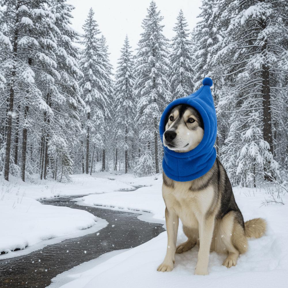 Einfarbige Haustier-Verwandlungsmütze Fleece Haustier Warme Ohrenschützer Haustier Ohrenabdeckungen Weihnachtsfeiertag