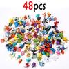 Kids  Childrens Toys Toys 144 Pcs/Lot Mini Pokemon Figure Pikachu Scale Ratio Model 2-3cm Kawaii Figurine PVC Dolls 6*24pcs
