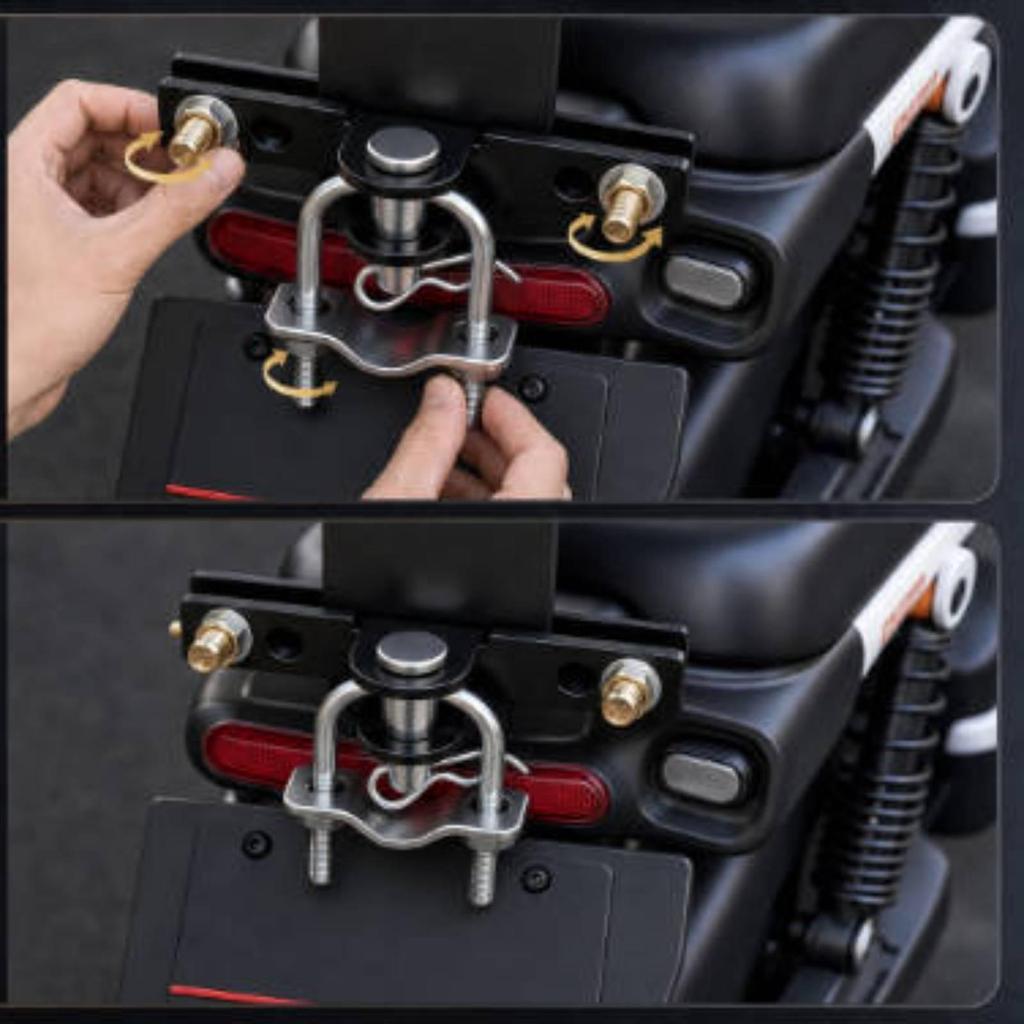 Trailer Connector with Bracket Impact-Resistant Towing Hookup