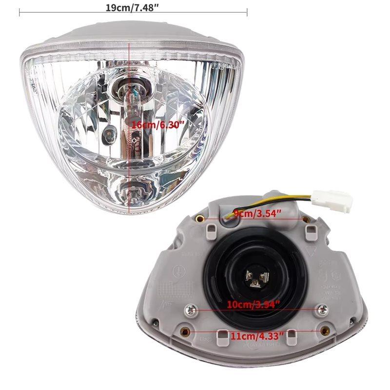 High-Low Headlight Headlamp Scooter Replacement For Piaggio FLY 50 2T 4T 100 4T 125 4T Euro 3 150 4T Euro 3 Liberty 50 125