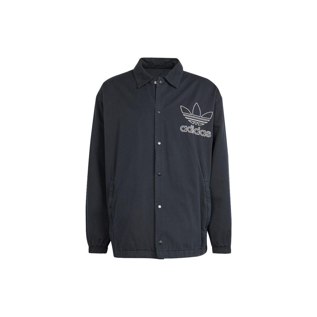 Adidas Originals Adicolor Outline Trefoil Jacket Men Jacket Black IU2371