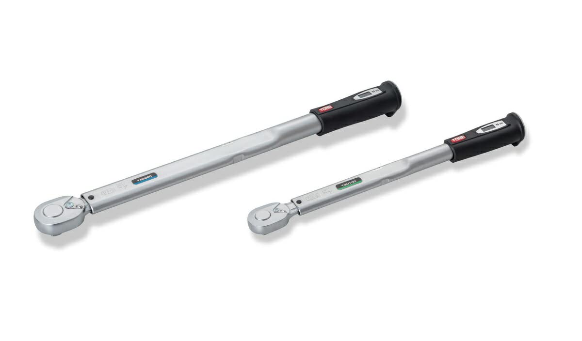 

TONE Preset Torque Wrench (Memory Set Type) T4M140 12.7mm (1/2 ) Socket, Black, 140Nm