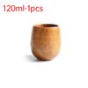 100 ml Dřevěný šálek s velkým břichem Kreativní vzor Dřevěné masivní dřevěné ručně vyřezávané šálky na čaj proti opaření Jednoduché voňavé originální nádobí