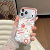 Cute Bear Cartoon Phone Case IPhone 15 Pro Max 16 17 - IMD Back Cover Shockproof Scratch Resistant
