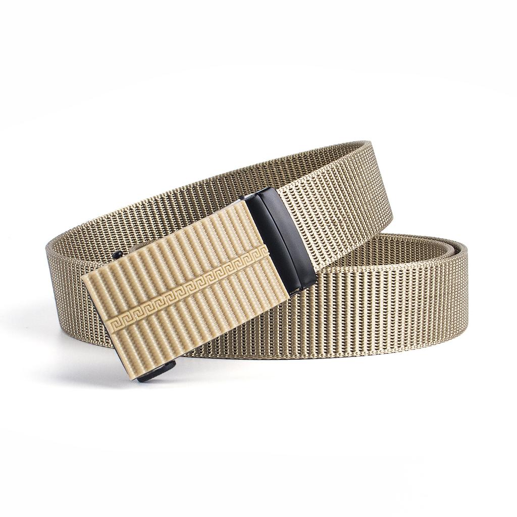 Nylon Cloth Belt Men'S Casual Smooth Buckle Men'S Belt