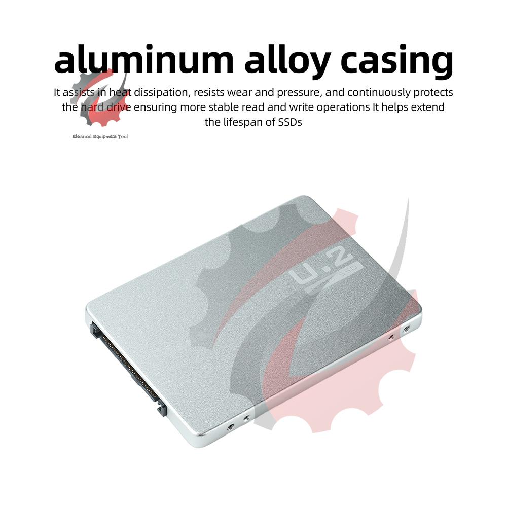 Universal M.2 to U.2 Adapter Card PCIE3.0 NVME NGFF SFF-8639 Aluminum Alloy Case Driver-Free Installation for SSD