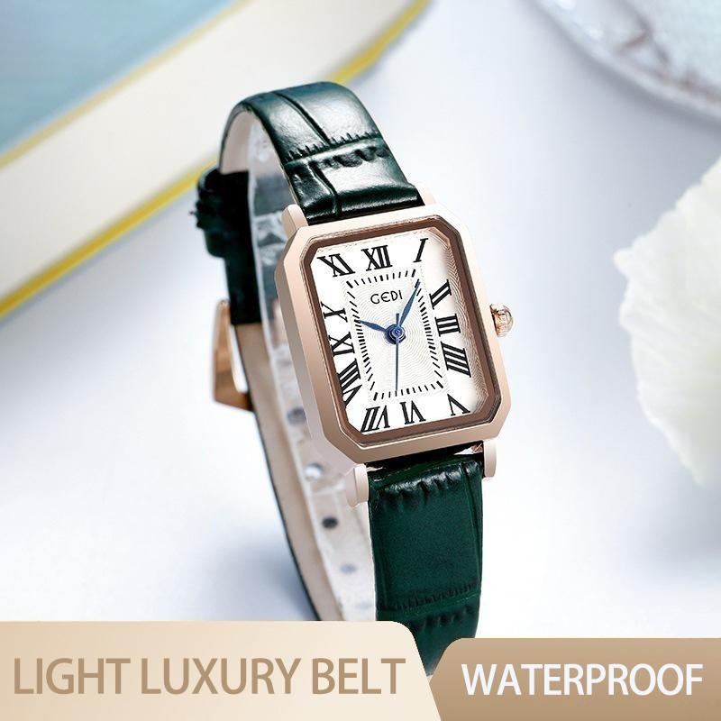 UTHAI CQ363 Retro Women Watch with High-end Temperamentwaterproof Strapquartz Watchsimple Clock Giftwatches for Woman