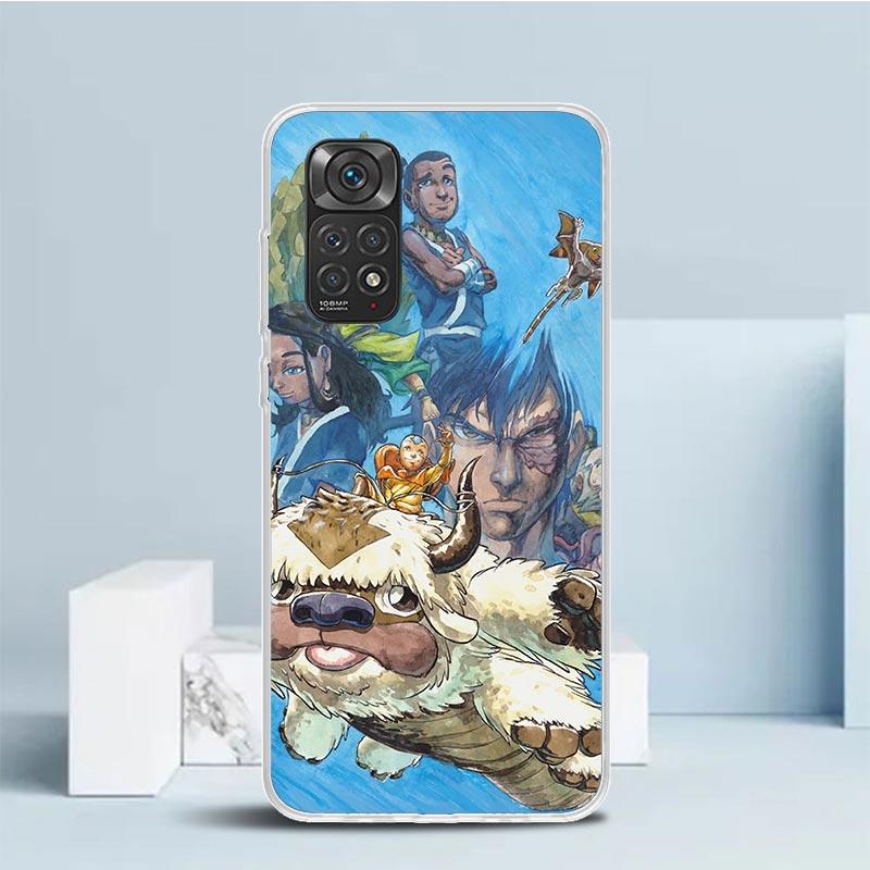 Anime Avatar The Last Airbender Phone Case For Xiaomi Redmi Note 15 14 14S 13 12S 12 Pro Plus 11S 11 11T 11E 10S 10 + Soft TPU B