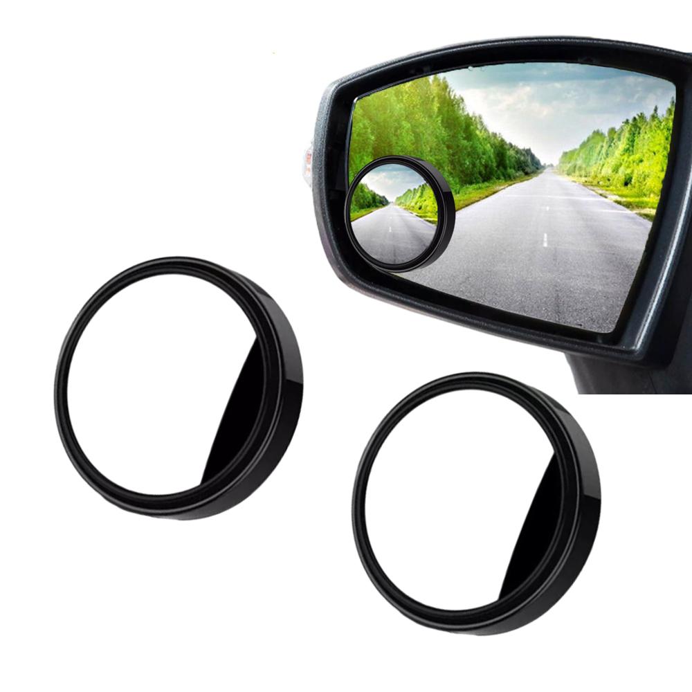 2Pcs Car Reverse Blind Spot Mirrors Auxiliary Rearview Convex Mirror Wide Angle Mirrors For Car Round HD Rearview Parking Mirror