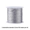 Rope Texture Braided String Gradient Color Woven String High Quality Macrame Cord  Jewelry Making