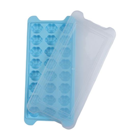 

36 сеток, форма для кубиков льда, штабелируемая силиконовая форма для отпечатка кошачьей лапы, кубик льда, шоколадное мыло, поднос для свечей с крышкой для дома