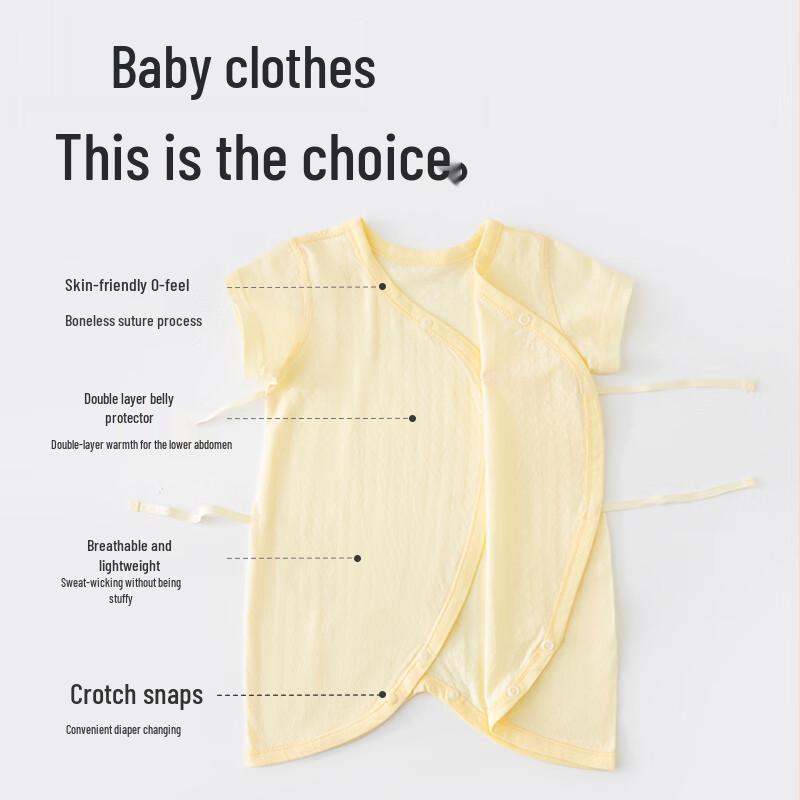 Babyprints Newborn Short Sleeve Bodysuit 2-Pack