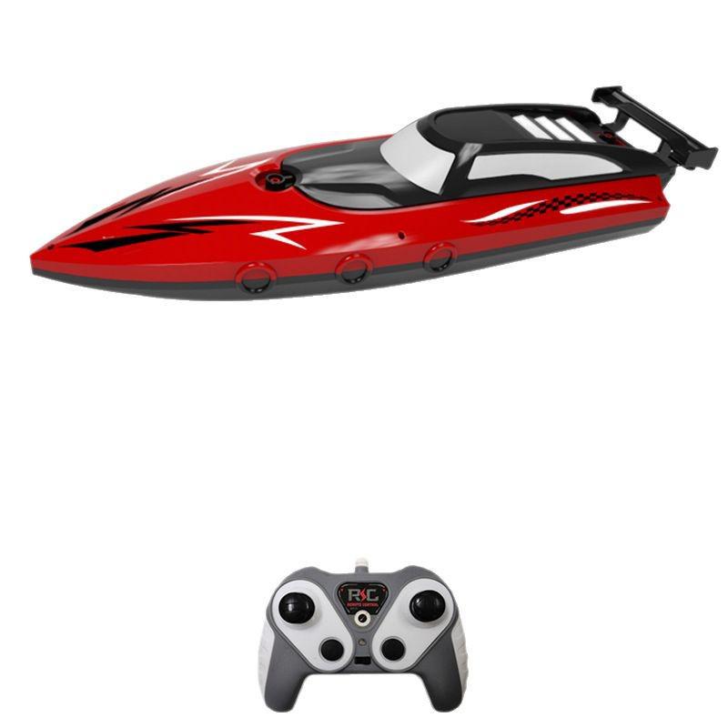 2.4G Dual Motor High-Speed Remote Control Speedboat with Lights for Kids