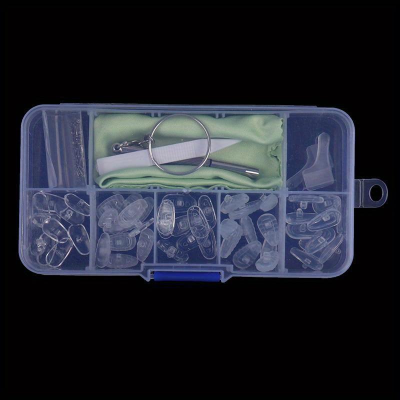 Silicone Nose Pads Eyeglasses Fashion Glasses Screws For Glasses Optical Repair Kit
