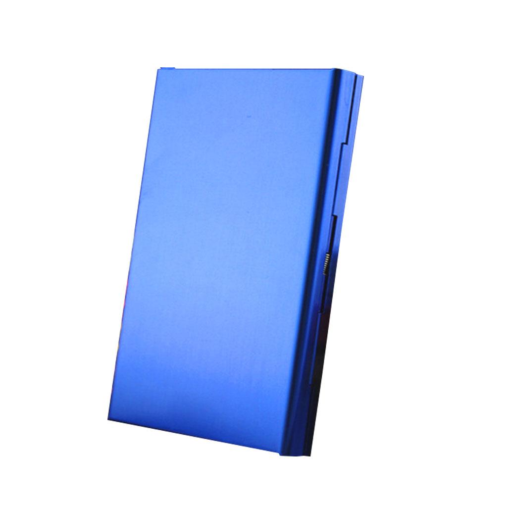 Cigarette Case Holder Aluminum Alloy Flip Extra Slim Cigarette Container Box
