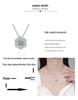 Yin Baichuan S925 Sterling Silver Moissanite Hexagonal Pendant Necklace for Women - Trendy, Versatile, Everyday, Festival Gift