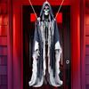 Irregularly Halloween Eaves Decorative Banners Clear Printing Spooky Atmosphere Banner  Party
