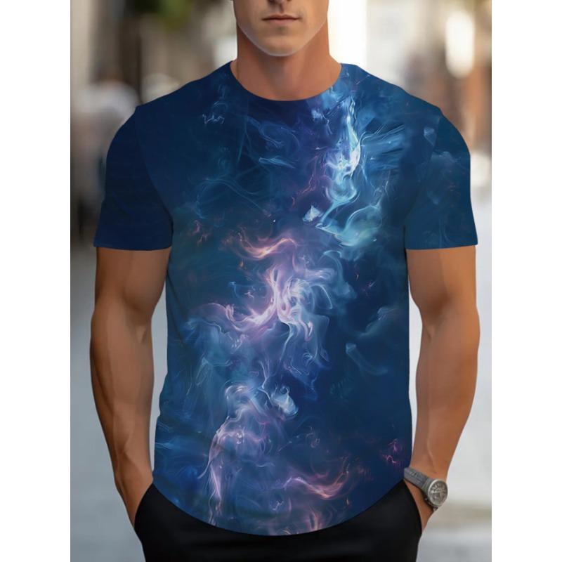 2025 Creative Brilliance 3D T-shirt Digital Printing Men's Short Sleeve Animal Printing