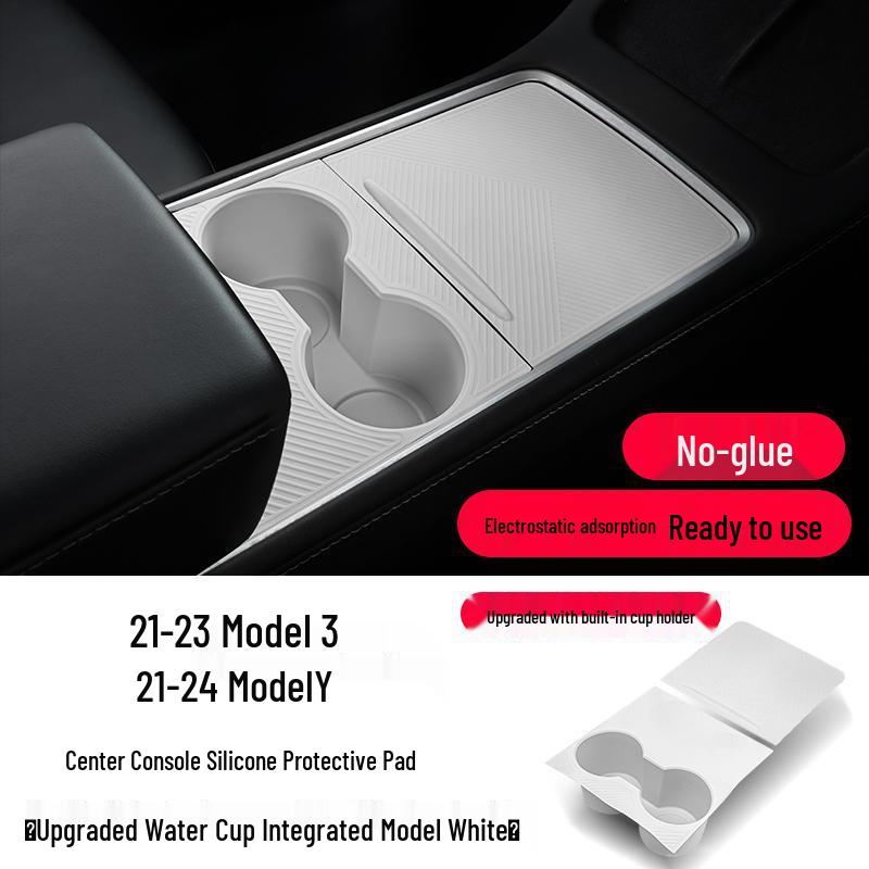 Tesla Model 3/Y Central Control Protective Silicone Pad & Interior Modification Accessory