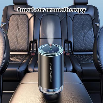 Smart Car Air Freshener Essential Oil Diffuser Nano Atomization Auto On/Off Rechargeable Automobile Aromatherapy Machine