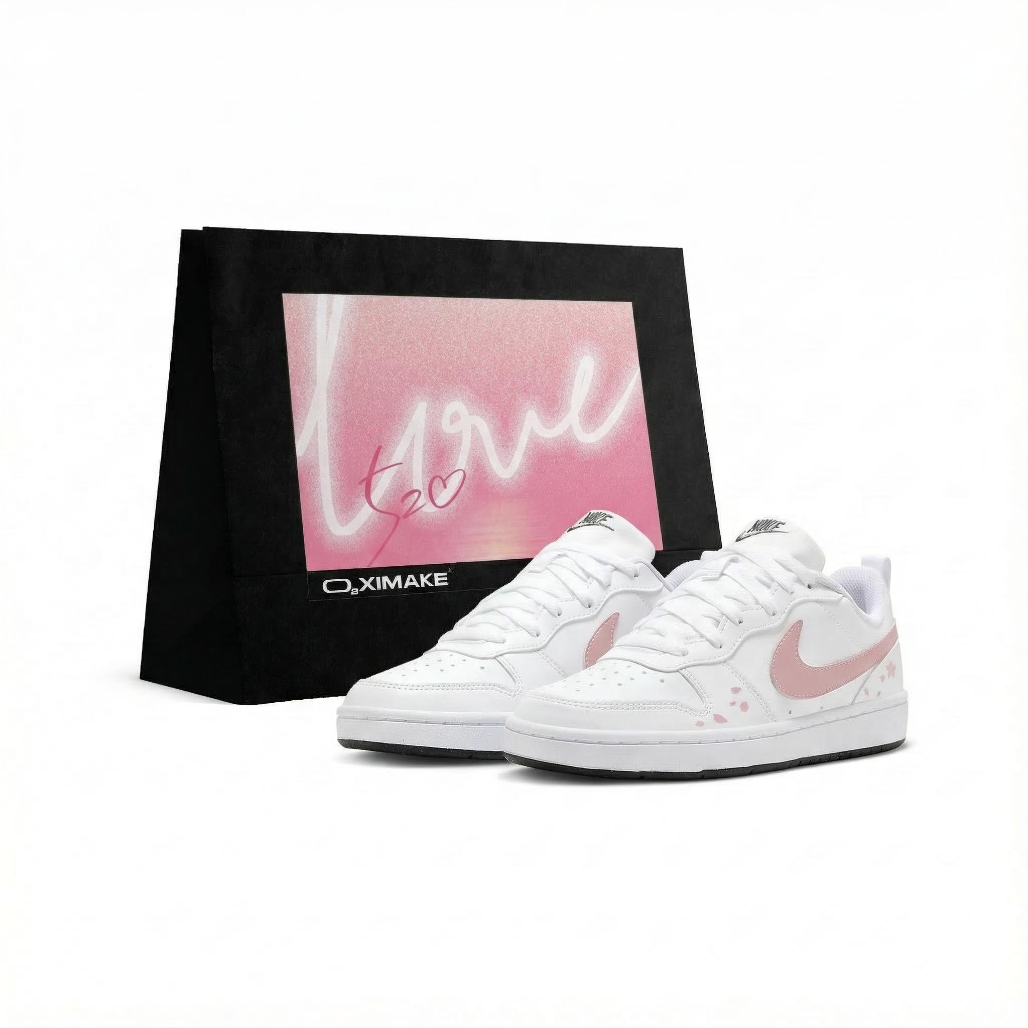 

Nike Court Borough Skateboard Shoes Women s Low Top Pink DV5456-104(Team1878-S-BOX) 35.5