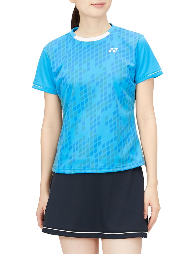 Yonex Short Sleeve Game Bright Blue M Women's Shirt, (576)