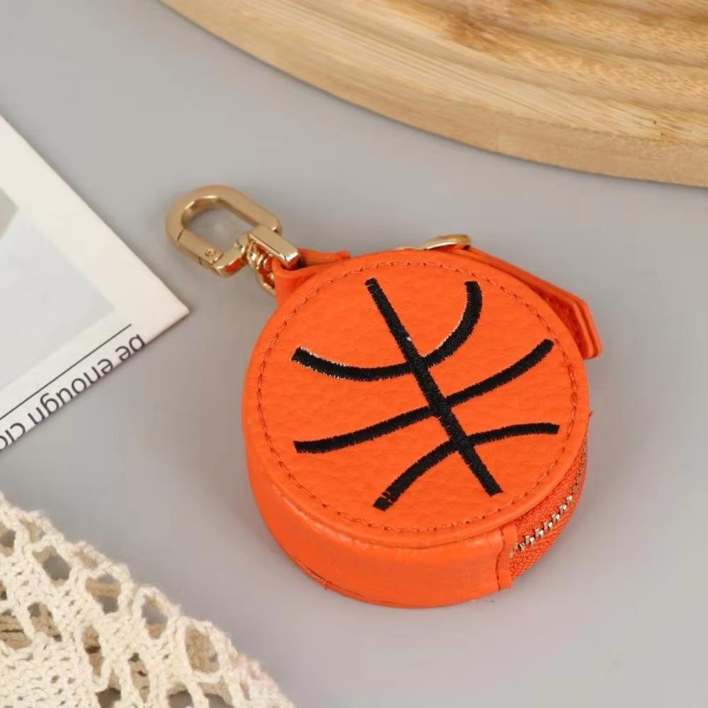 Creative Mini Coin Bag PU Leather Earphone Storage Bag Keychain Coin Purse  Backpack Decoration