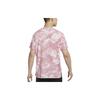 Nike T Shirts Men's Pink Crew Neck Moderate Straight Fit DQ5422-698