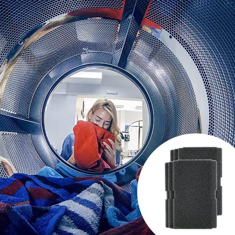 6Pieces Multilayer Dryer Filter Dryer Lint Screen Easy Cleaning Polyester Texture for Dust Capture and Energy Savings