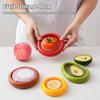 Reusable Food Saver Box Half Cut Fruit Freshing Retractable Film Storage Container Fruit Preservation Seal Cover Kitchen Tools