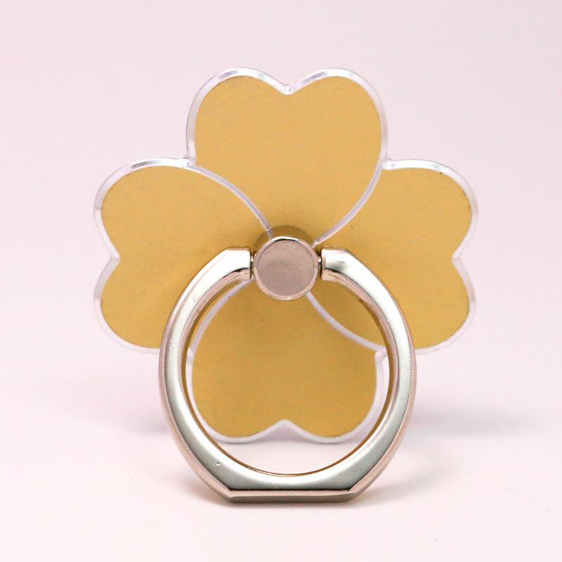 Phone Ring Holder Adsorption Strong Rotation 360 Degrees Free Bracket Anti-slip Alloy Support Stable Flower Shape AVE