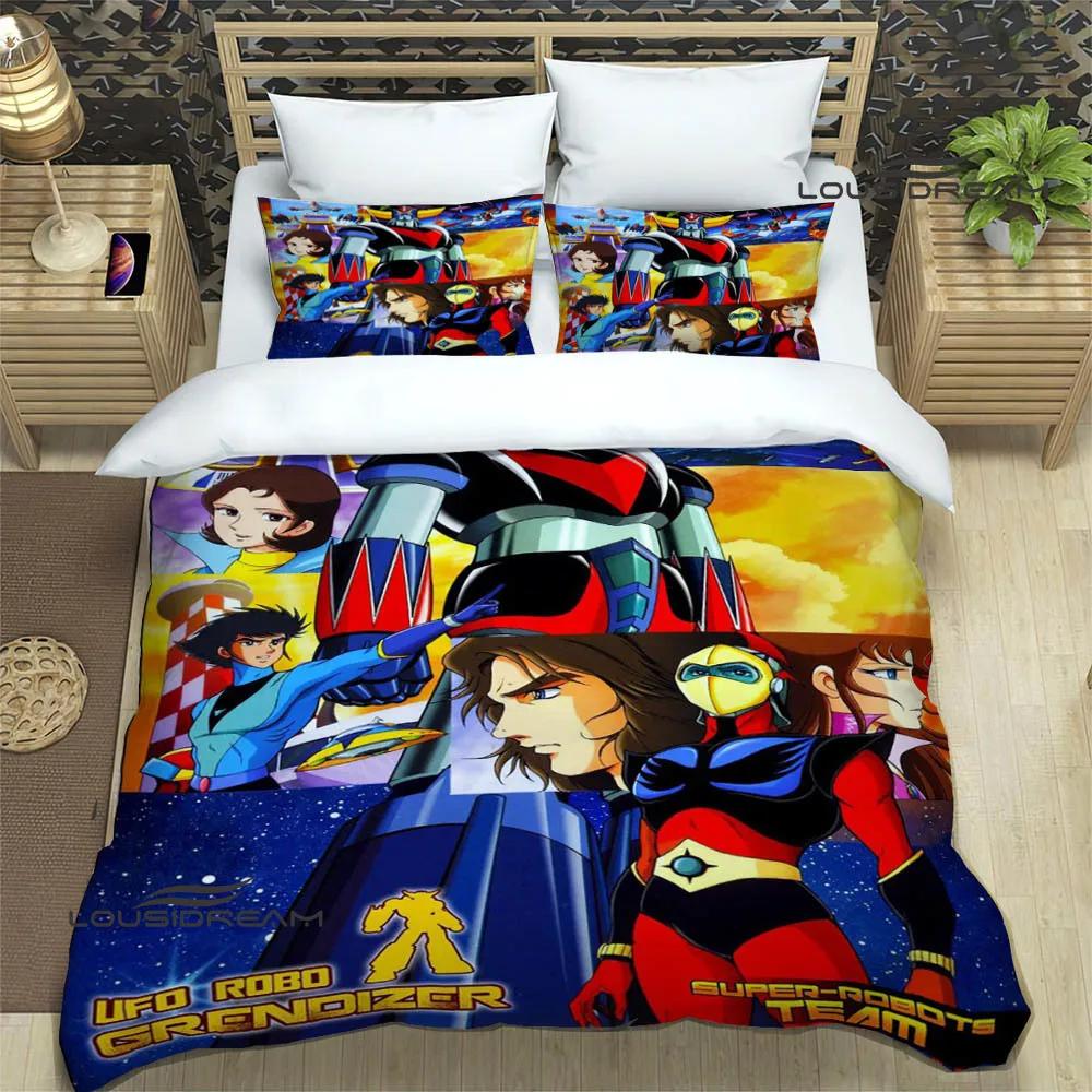 Bedding Sets UFO ROBO GRENDIZER GOLDORAK exquisite bed supplies set duvet cover comforter set bedding set luxury birthday gift