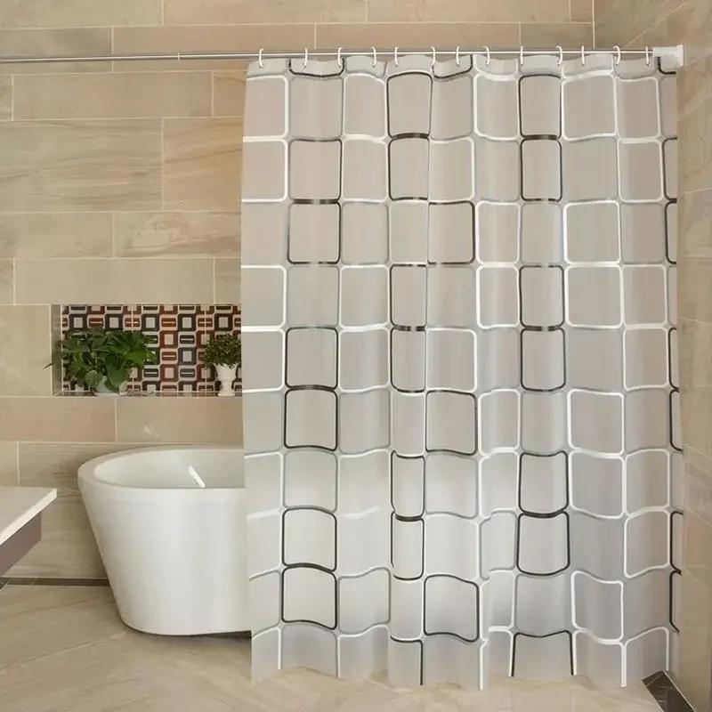 

Waterproof Shower Curtain Liner 180 PEVA Fabric. Grey