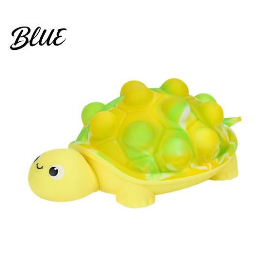Turtle Fidget Toy Bubble Shell Stress Ball Silicone Relieving Tortoise Squeeze Sensory Animal Shape Hand Therapy Exercise