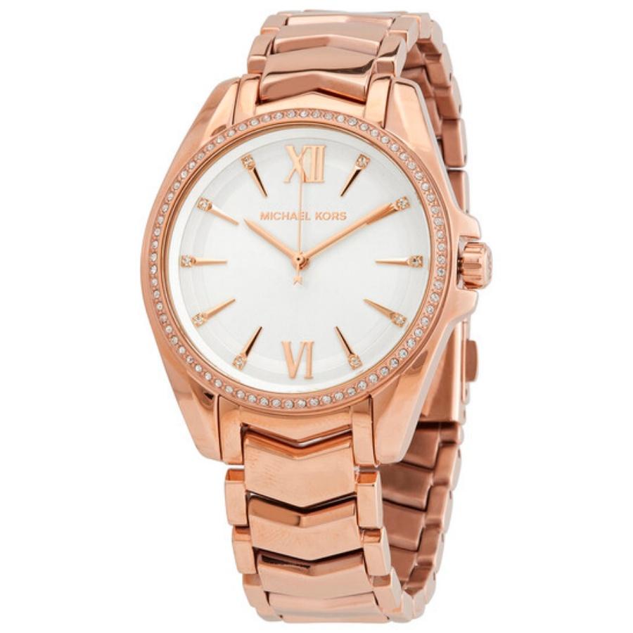 

Женские часы Michael Kors Whitney с кварцевым механизмом, белым циферблатом, кристаллами. Артикул. MK6694 белый