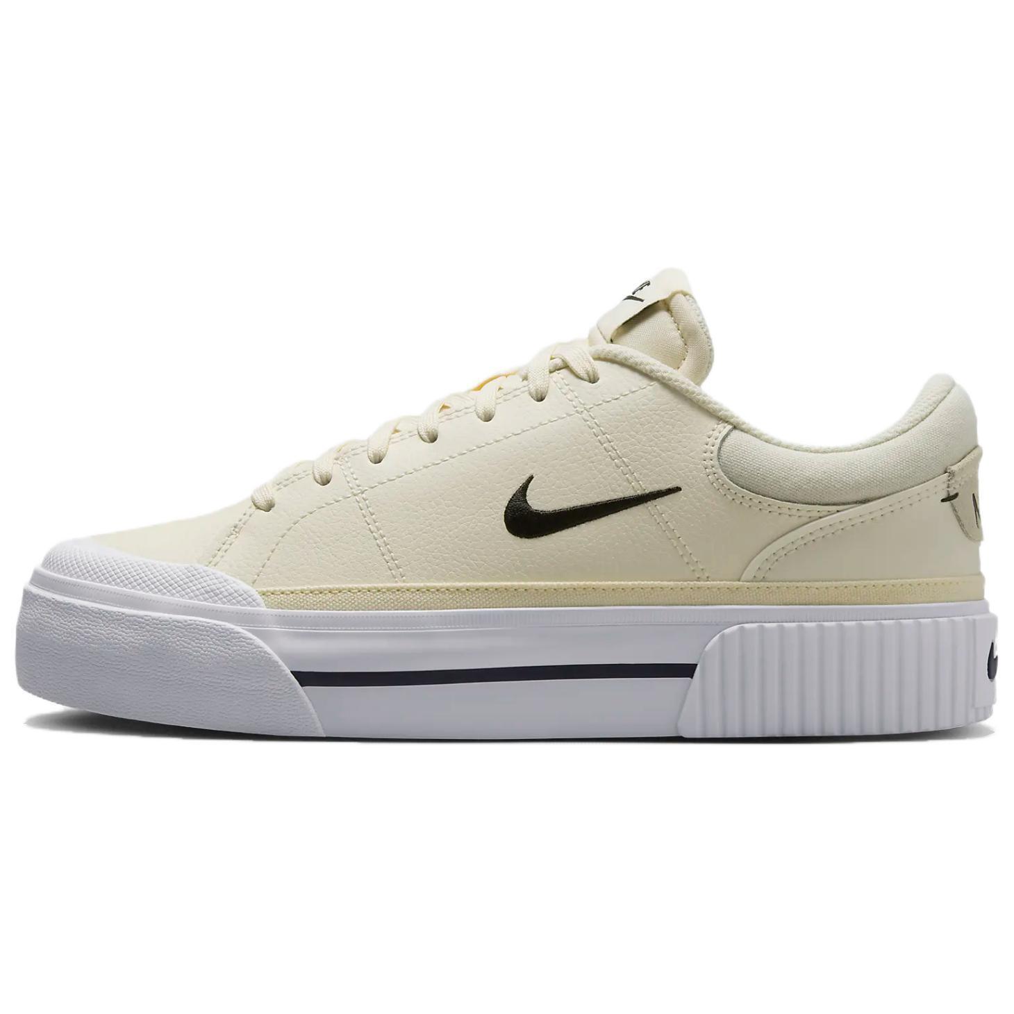 Nike Court Legacy Lift Pale Ivory W - FV5526-101 35.5