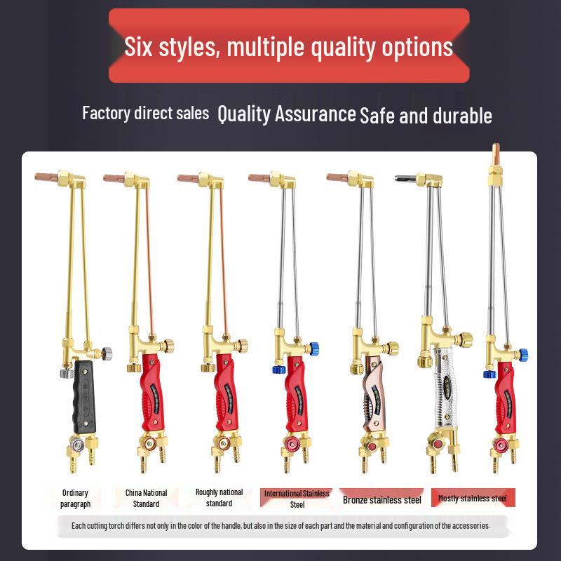 G01 Series All-Copper Stainless Steel Oxygen-Acetylene & Propane/LPG Cutting Torch
