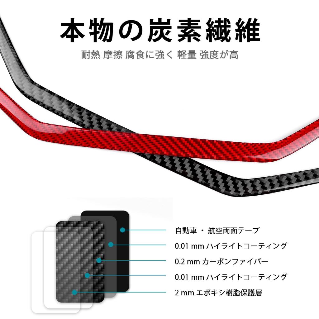 AIRSPEED Carbon Fiber Interior Accessories for Subaru Crosstrek GU Series 2024 Center Control and Navigation Screen Decorative Frame Stylish