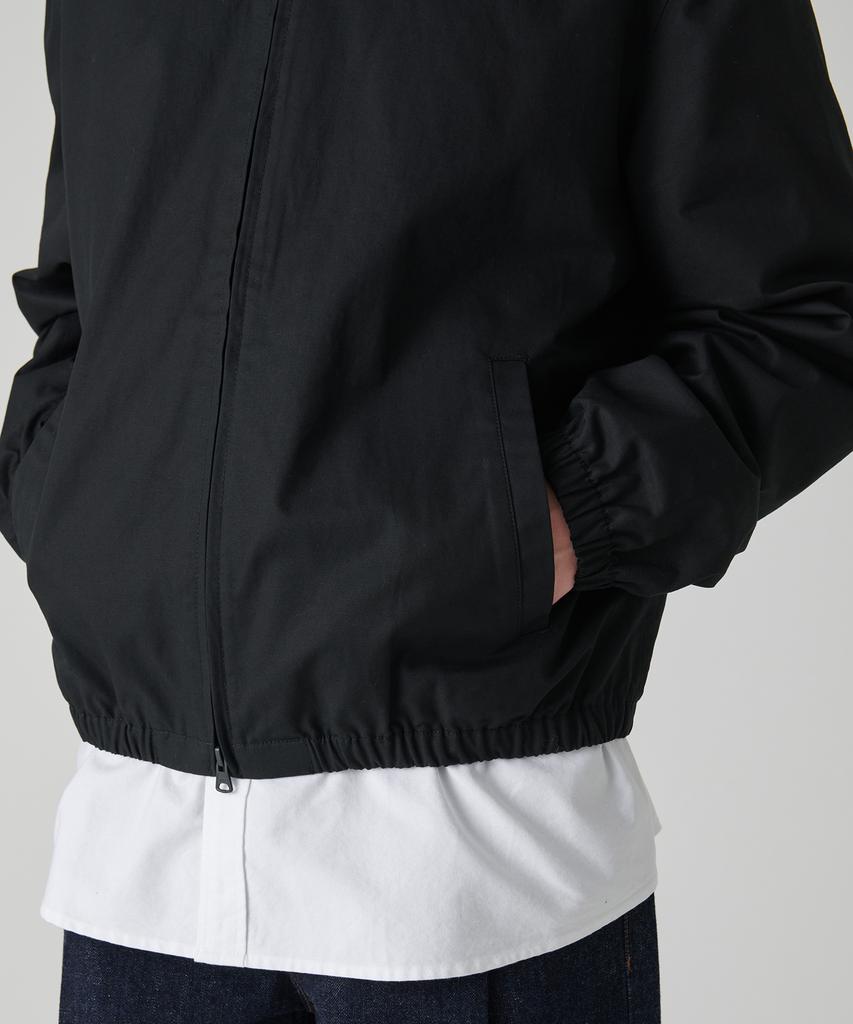 Musinsa Standard Cotton Minimal Blouson Jacket [Black]