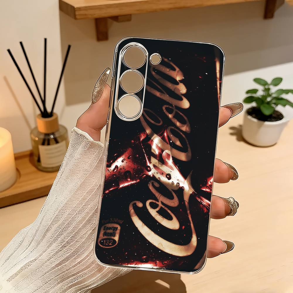 Hot C-Coca C-Cola Vintage Phone Case For Samsung Galaxy A71,A70,A52,A51,A40,A30 Transparent Cover